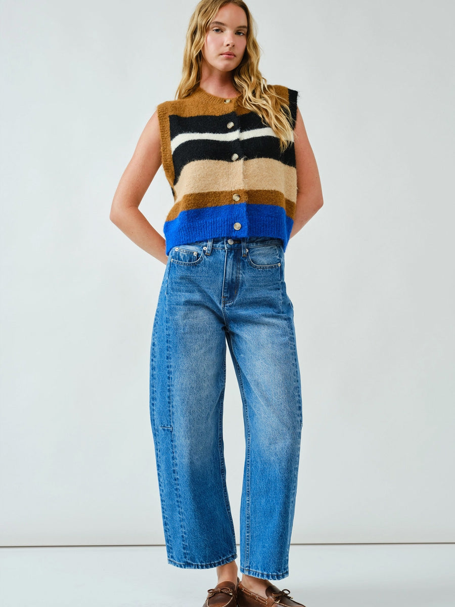 CLASSIC BARREL JEAN - MEDIUM WASH