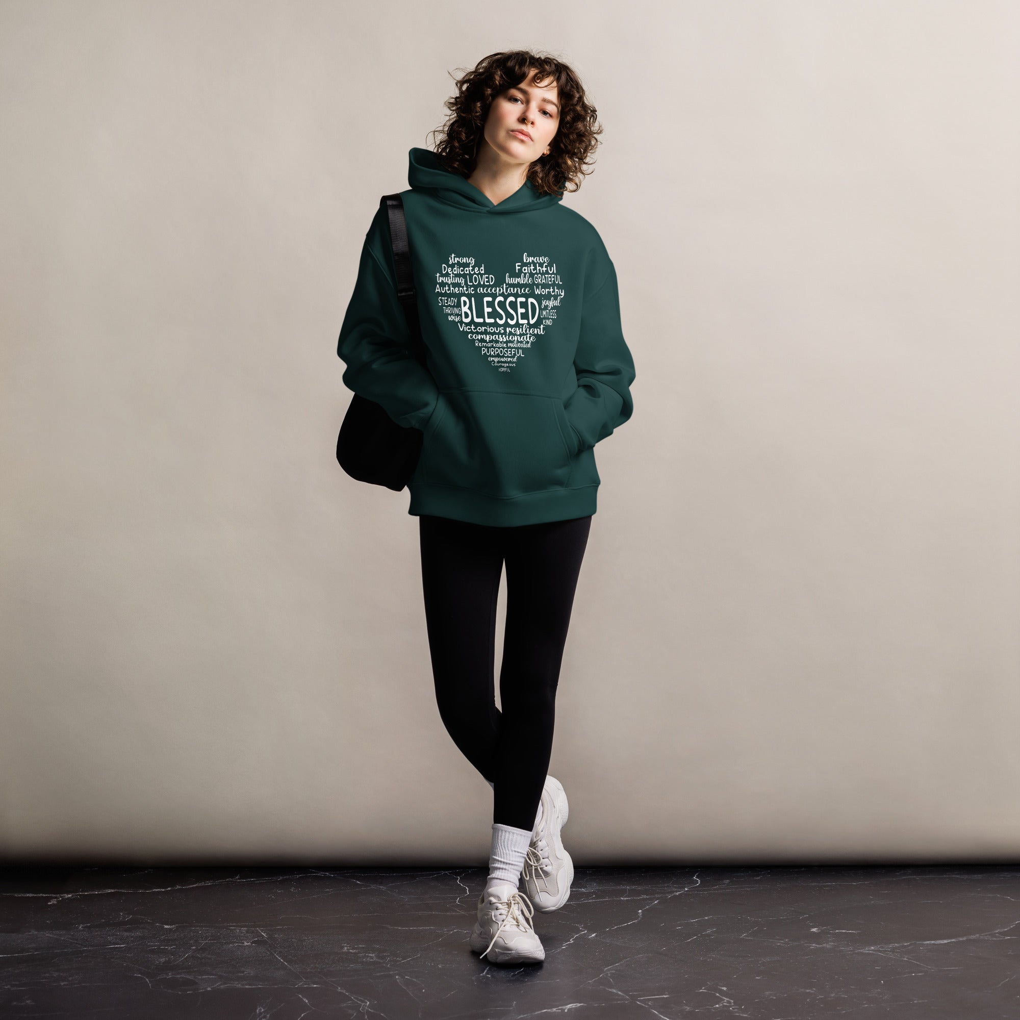 Blessed Oversized Hoodie ¨C Cozy Comfort & Recovery Support