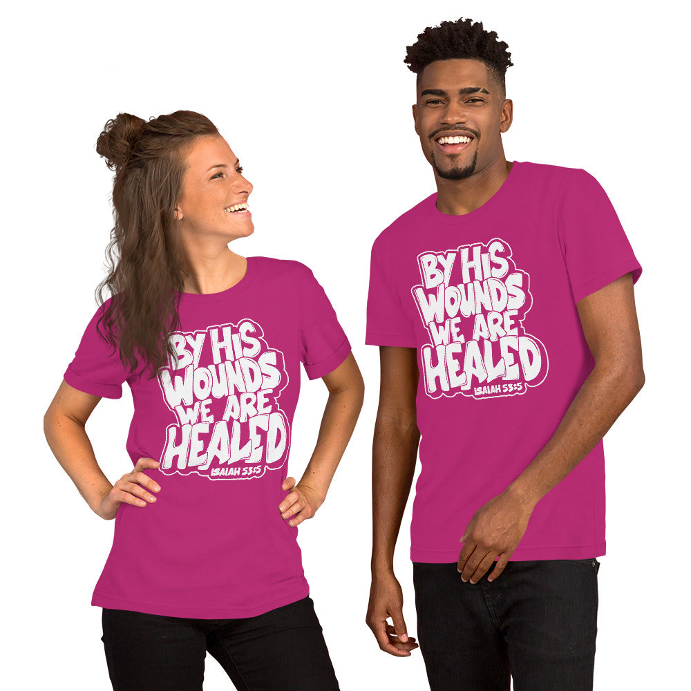 Healed & Strong Inspirational Tee ¨C Isaiah 53:5 | Support Recovery