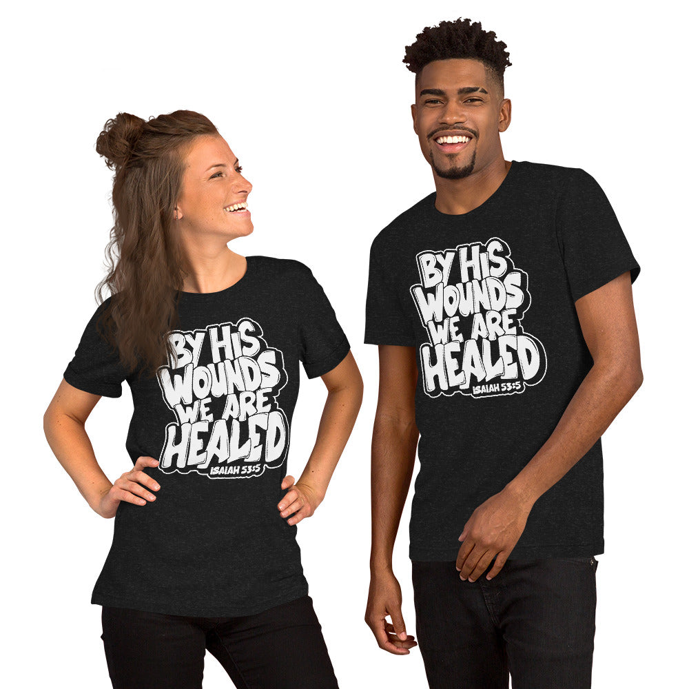 Healed & Strong Inspirational Tee ¨C Isaiah 53:5 | Support Recovery