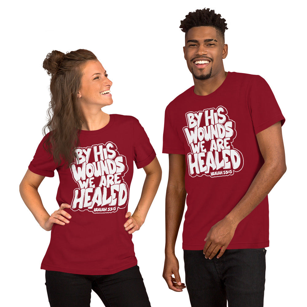 Healed & Strong Inspirational Tee ¨C Isaiah 53:5 | Support Recovery