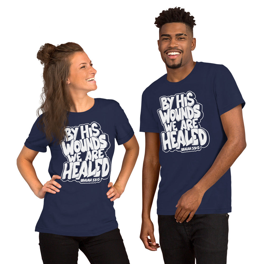 Healed & Strong Inspirational Tee ¨C Isaiah 53:5 | Support Recovery