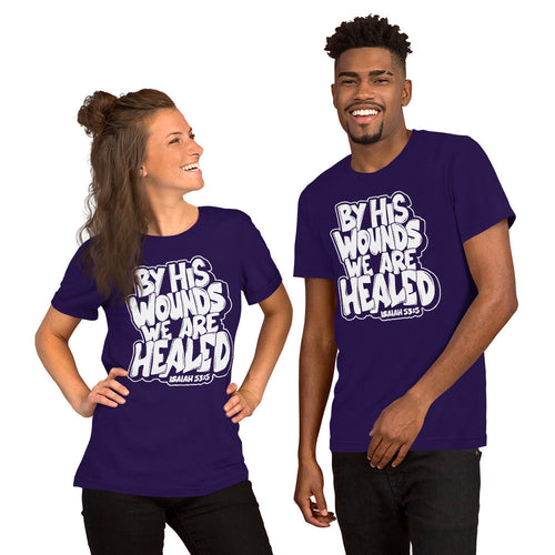 Healed & Strong Inspirational Tee ¨C Isaiah 53:5 | Support Recovery