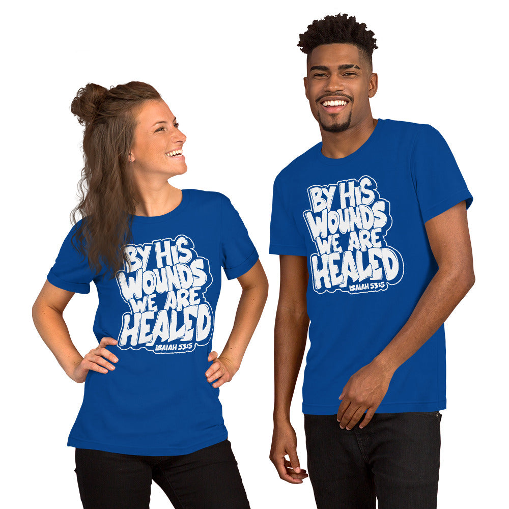 Healed & Strong Inspirational Tee ¨C Isaiah 53:5 | Support Recovery