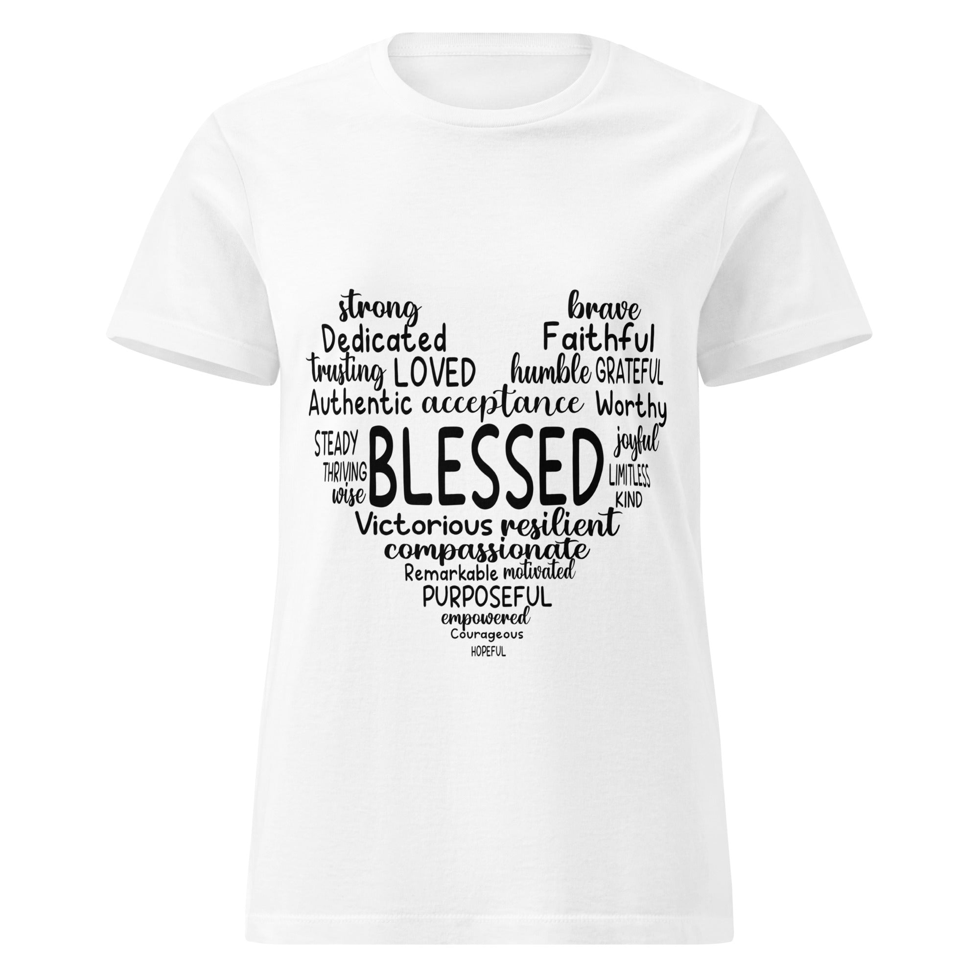 Blessed Semi-Fitted Tee ¨C Comfort & Gratitude Supporting Recovery